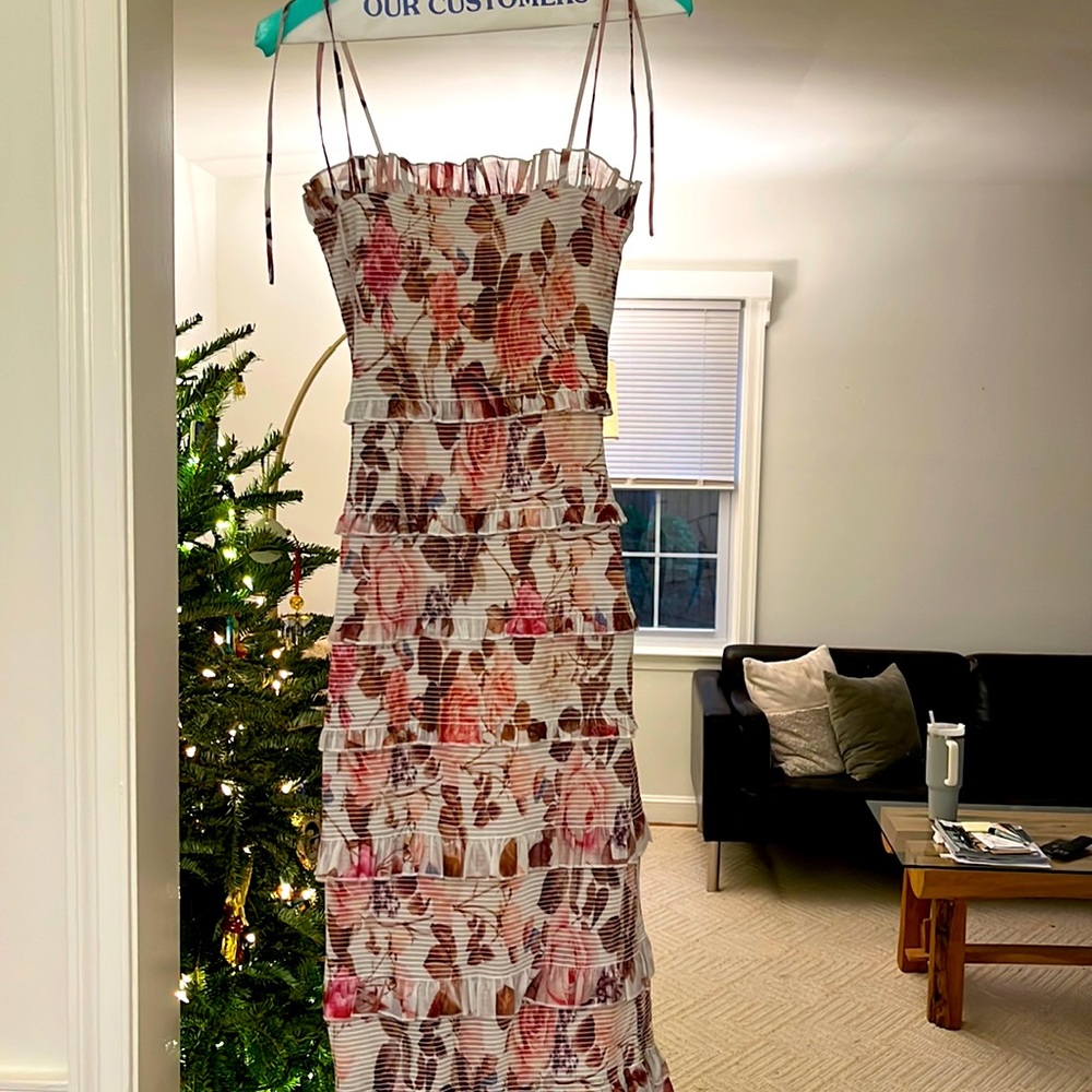 V. Chapman geranium dress in rose